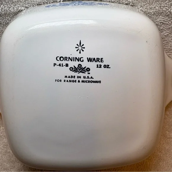 CorningWare Cornflower Small Casserole Dish P-41-B, 12oz, NO LID, EUC - Picture 4 of 7